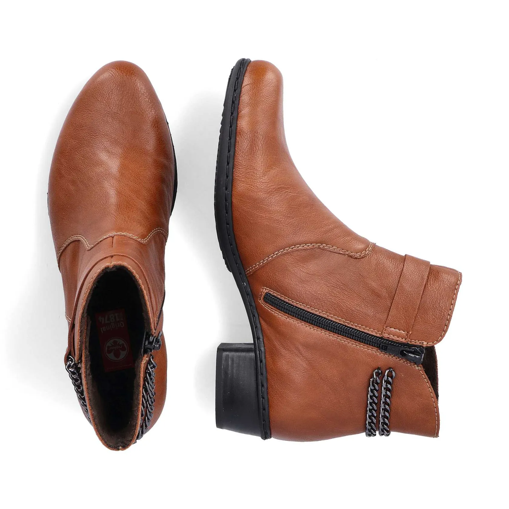 Rieker Ankle Boots & Boots-Women'S Ankle Boots Kramell Brown