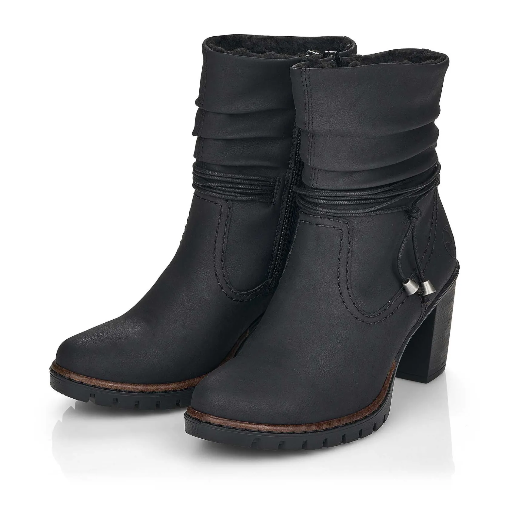 Rieker Ankle Boots & Boots-Women'S Ankle Boots Jet Black
