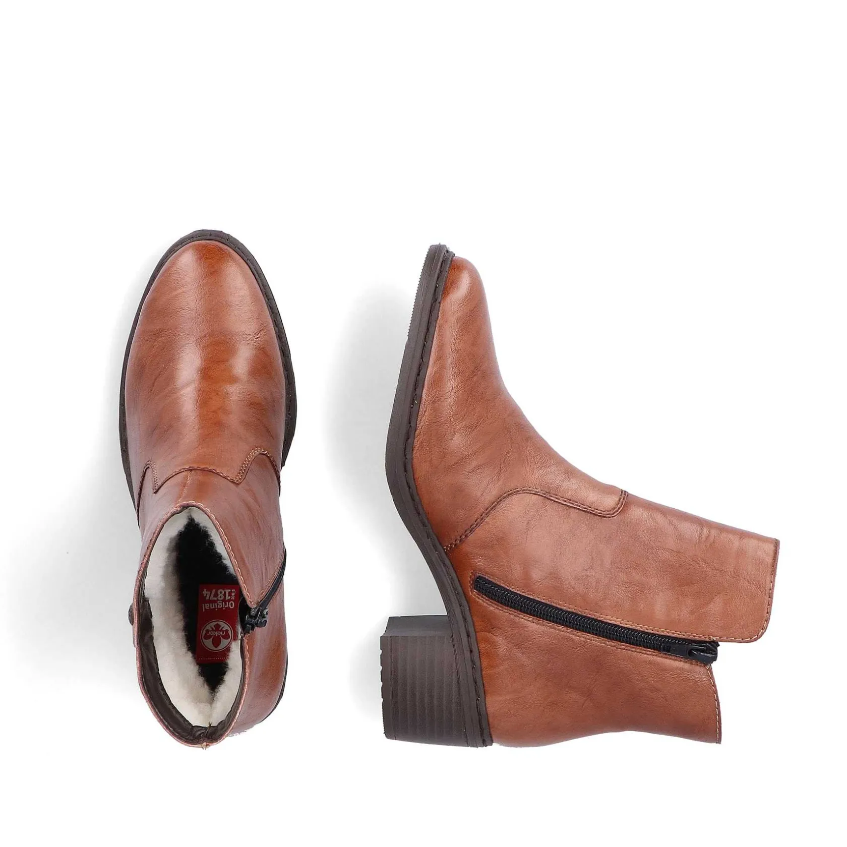 Rieker Ankle Boots & Boots-Women'S Ankle Boots Copper Brown