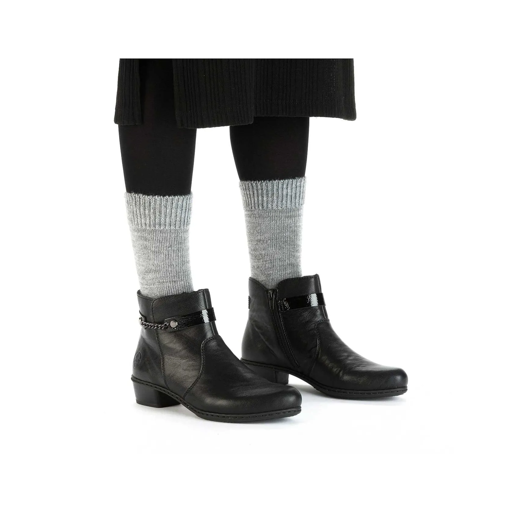 Rieker Ankle Boots & Boots-Women'S Ankle Boots Jet Black