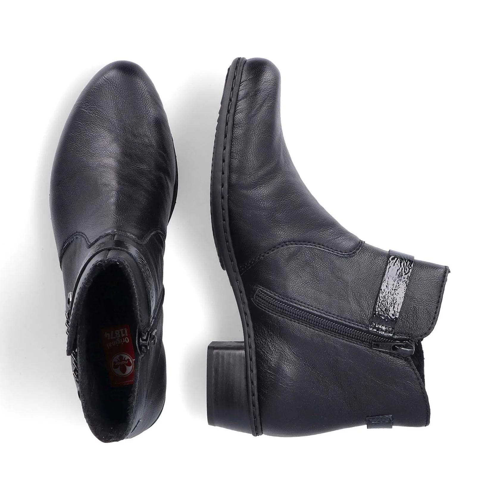 Rieker Ankle Boots & Boots-Women'S Ankle Boots Jet Black