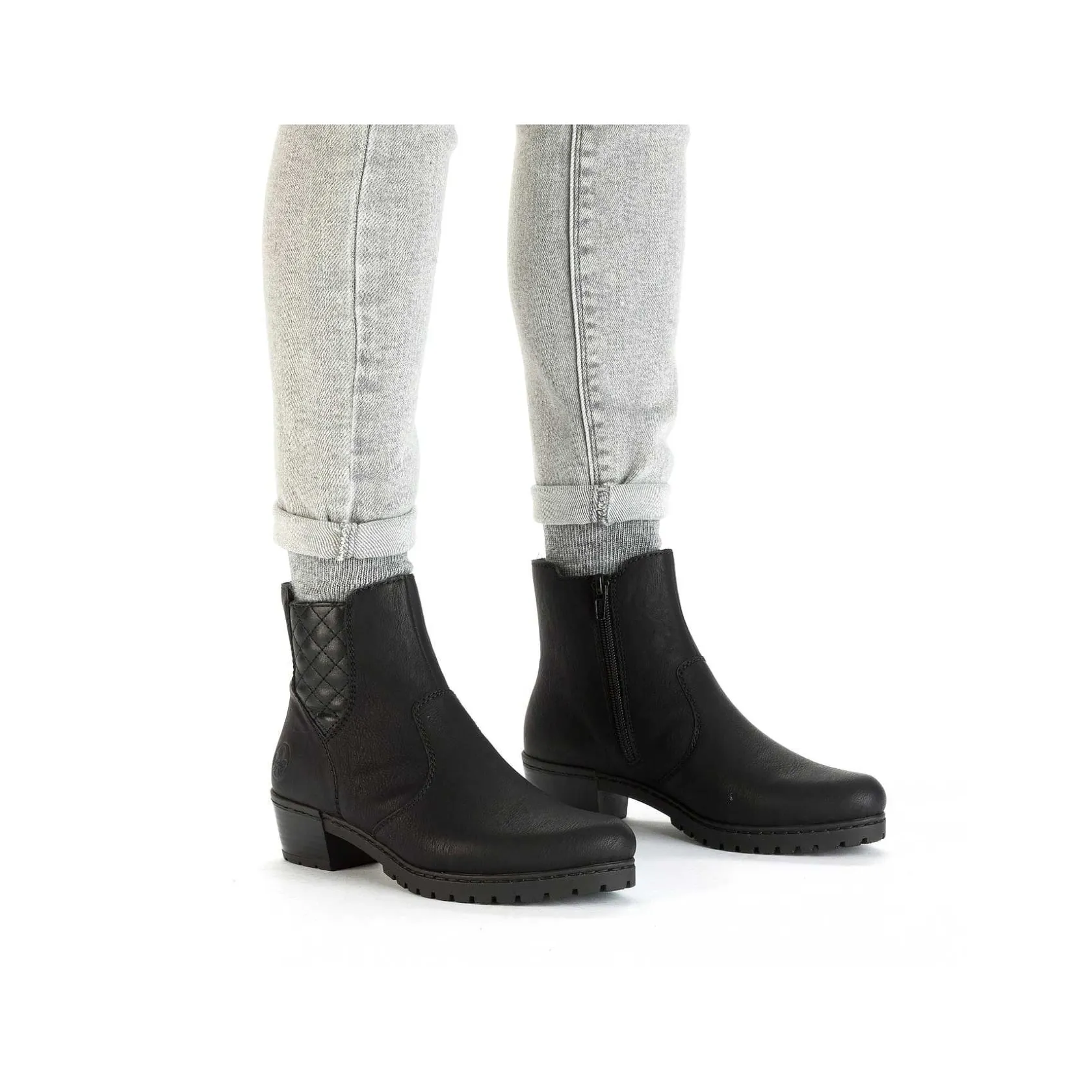 Rieker Ankle Boots & Boots-Women'S Ankle Boots Jet Black