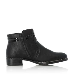 Rieker Ankle Boots & Boots-Women'S Ankle Boots Graphite Black
