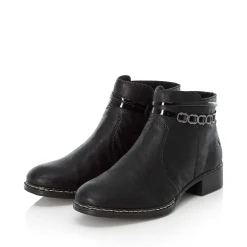 Rieker Ankle Boots & Boots-Women'S Ankle Boots Graphite Black