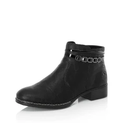 Rieker Ankle Boots & Boots-Women'S Ankle Boots Graphite Black