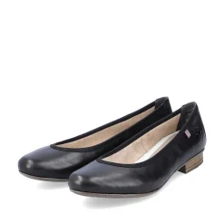 Rieker Low Shoes & Slippers-Women'S Ballerinas Glossy Black
