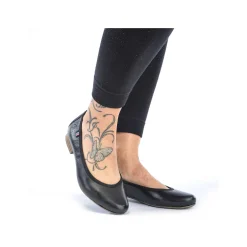 Rieker Low Shoes & Slippers-Women'S Ballerinas Glossy Black