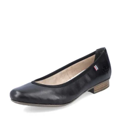 Rieker Low Shoes & Slippers-Women'S Ballerinas Glossy Black
