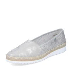 Rieker Low Shoes & Slippers-Women'S Ballerinas Silver