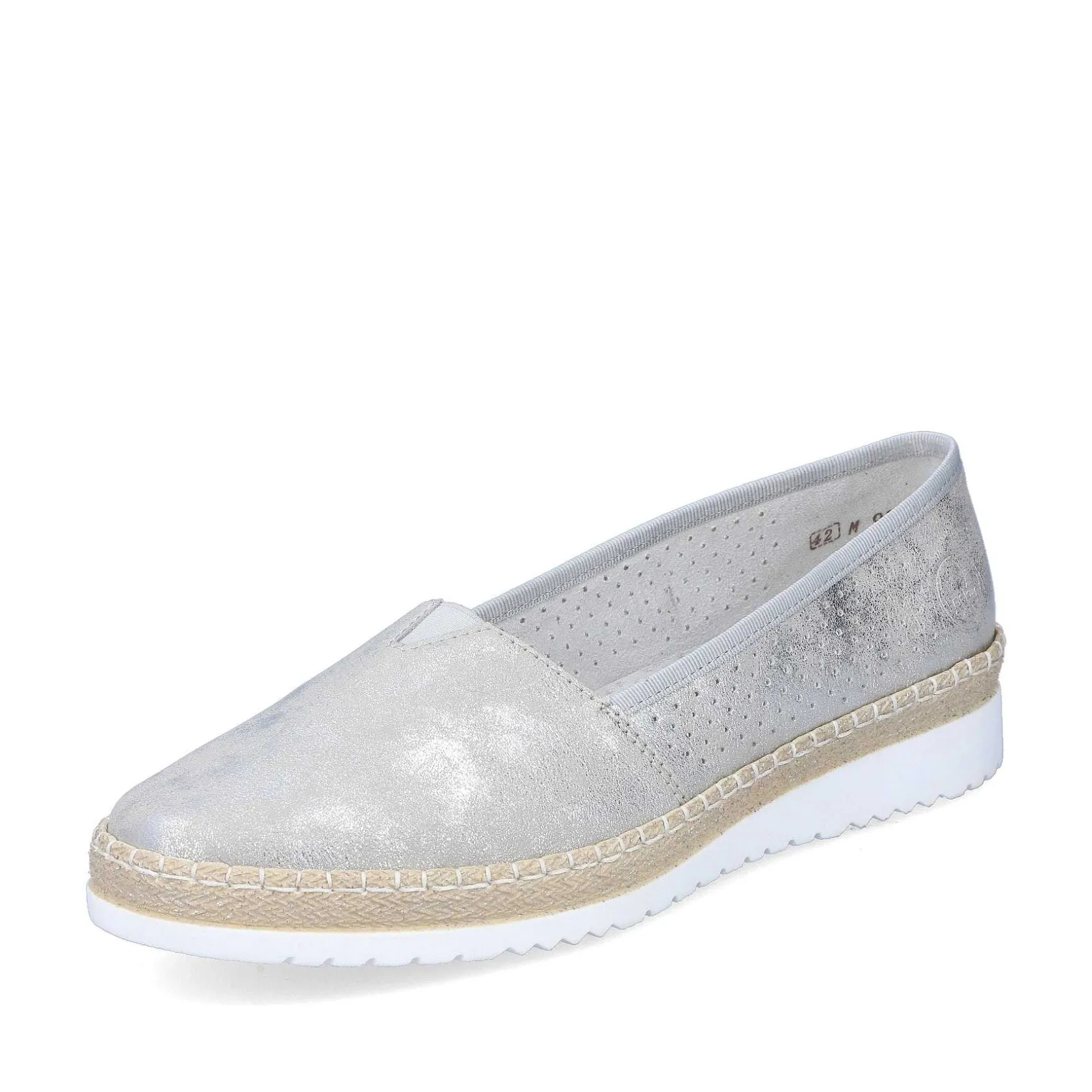 Rieker Low Shoes & Slippers-Women'S Ballerinas Silver