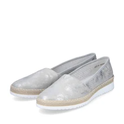 Rieker Low Shoes & Slippers-Women'S Ballerinas Silver