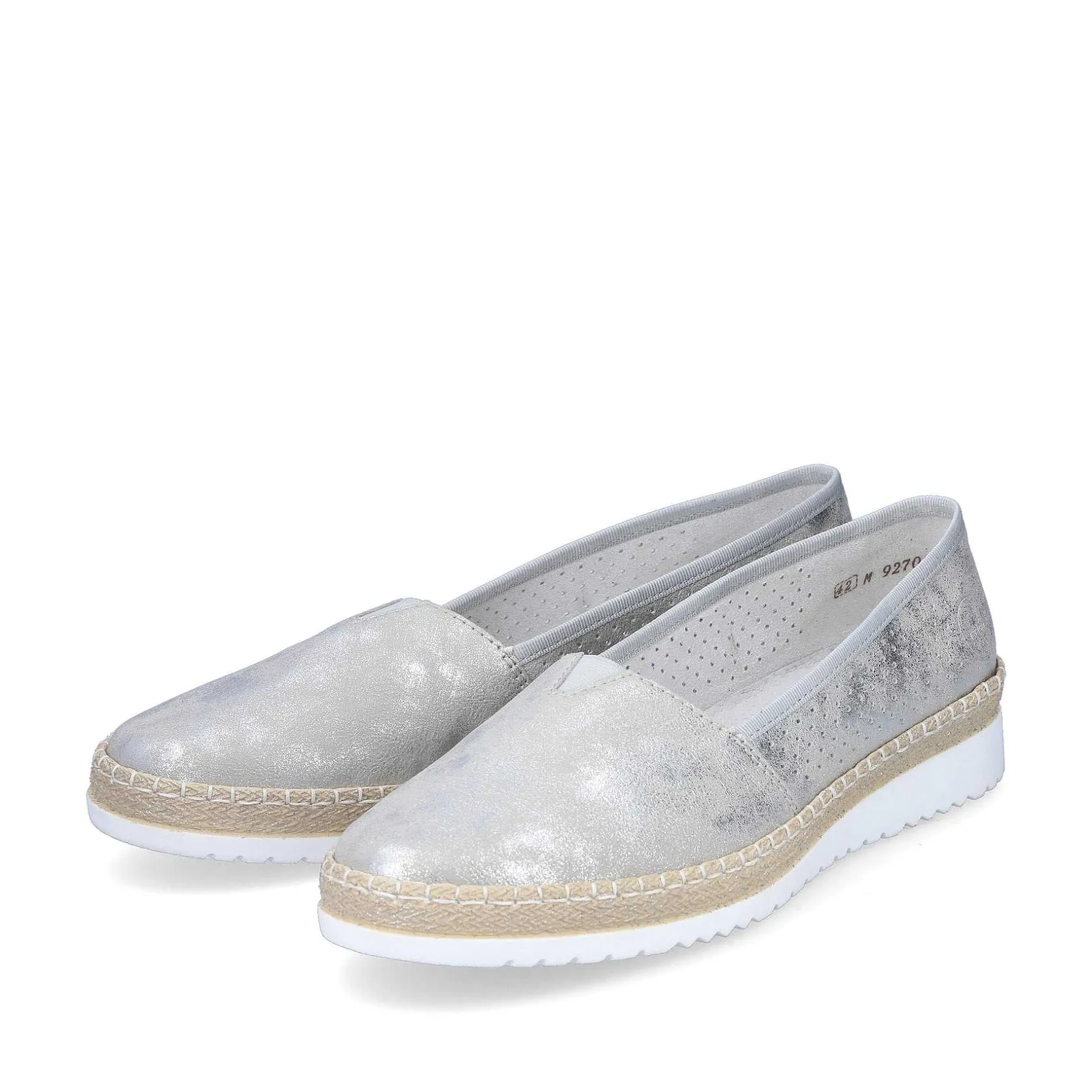 Rieker Low Shoes & Slippers-Women'S Ballerinas Silver