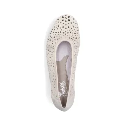 Rieker Low Shoes & Slippers-Women'S Ballerinas Light Beige