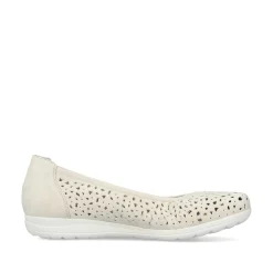 Rieker Low Shoes & Slippers-Women'S Ballerinas Light Beige