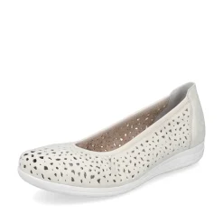 Rieker Low Shoes & Slippers-Women'S Ballerinas Light Beige