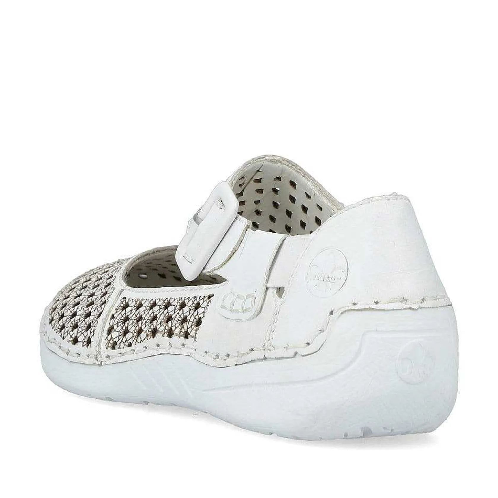 Rieker Low Shoes & Slippers-Women'S Ballerinas Crystal White