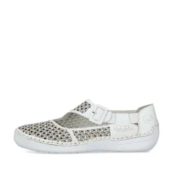 Rieker Low Shoes & Slippers-Women'S Ballerinas Crystal White