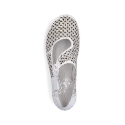 Rieker Low Shoes & Slippers-Women'S Ballerinas Crystal White
