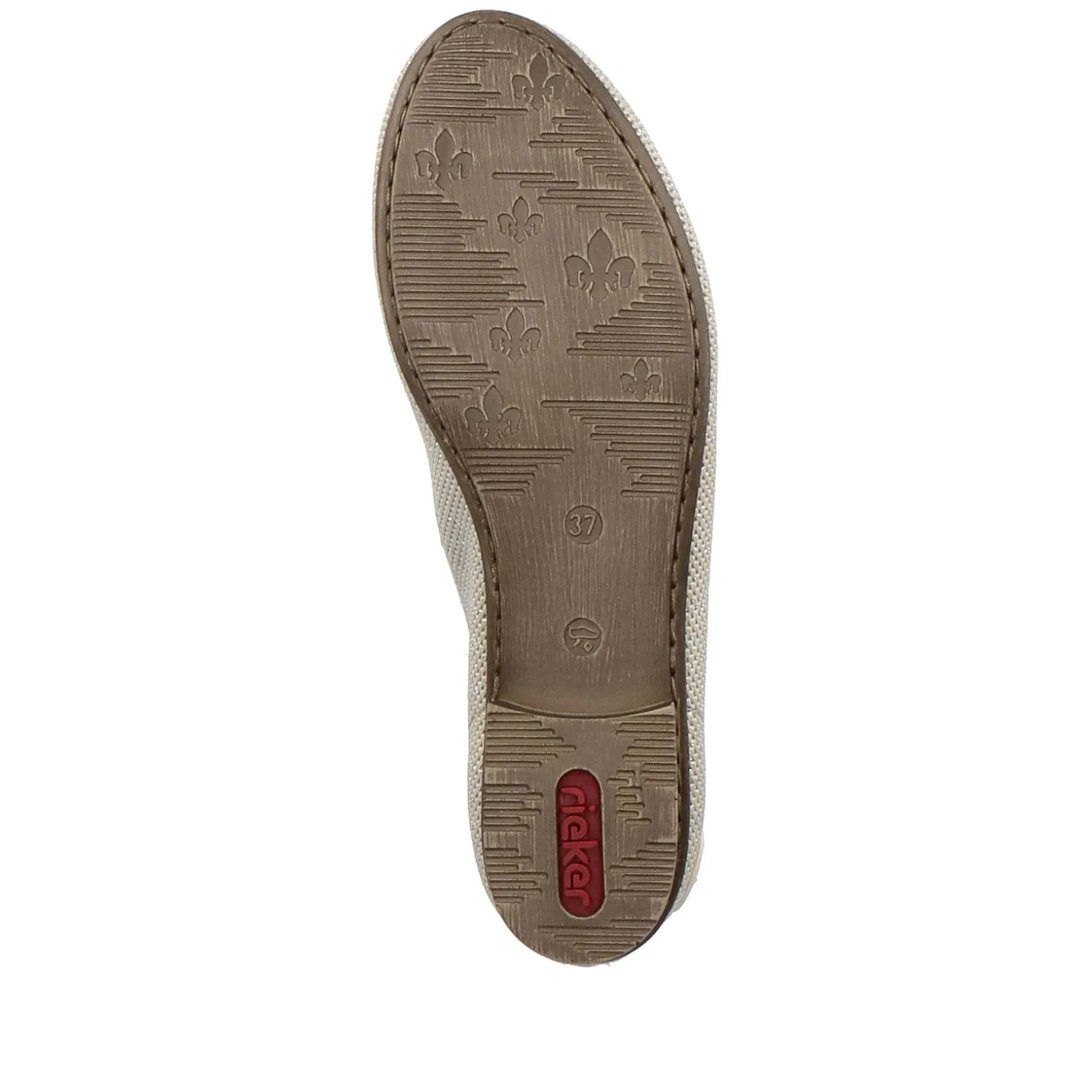 Rieker Business Shoes-Women'S Ballerinas Light Beige