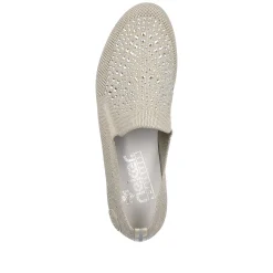 Rieker Business Shoes-Women'S Ballerinas Light Beige