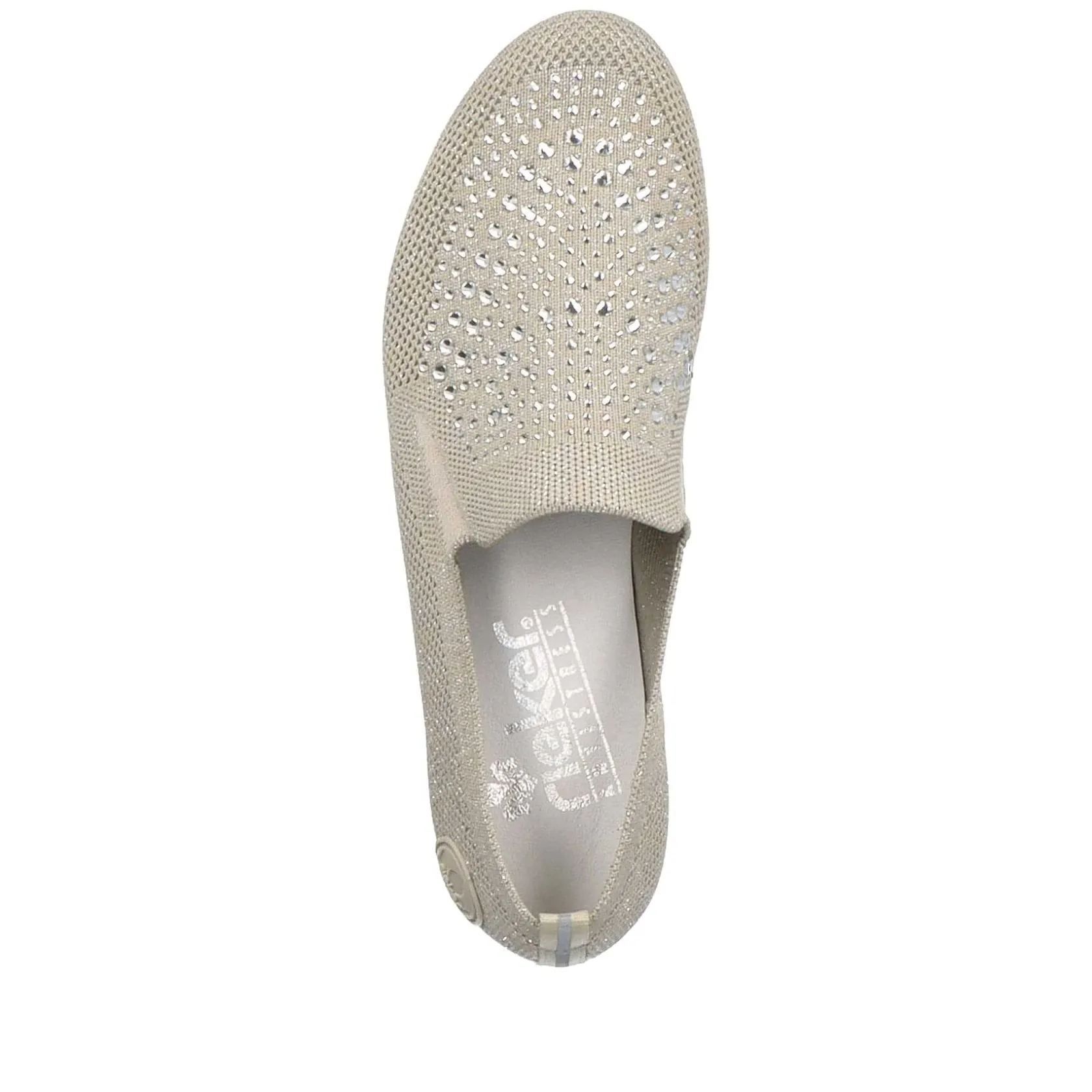Rieker Business Shoes-Women'S Ballerinas Light Beige