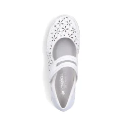Rieker Low Shoes & Slippers-Women'S Ballerinas Pure White