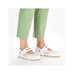 Rieker Low Shoes & Slippers-Women'S Ballerinas Pure White