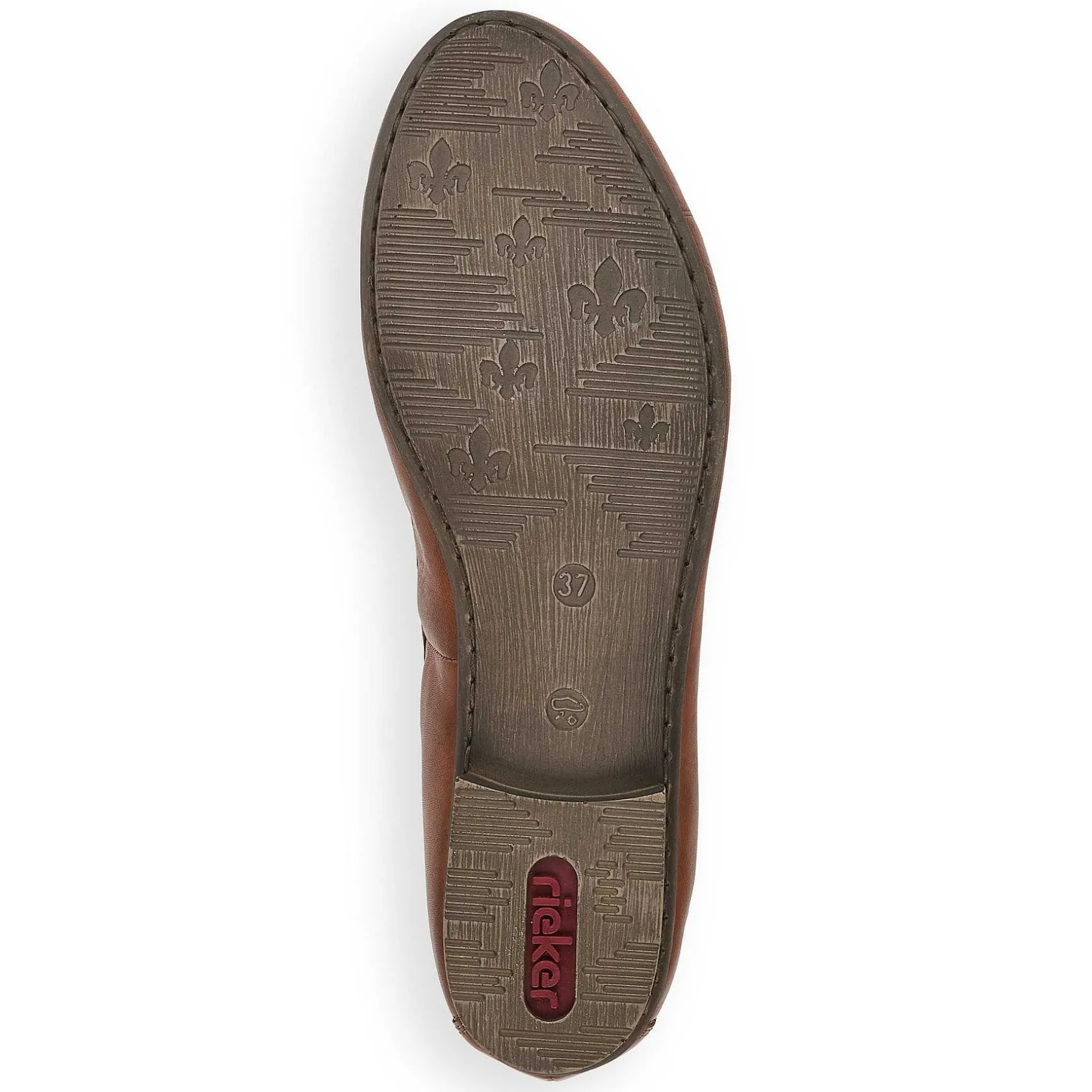 Rieker Low Shoes & Slippers-Women'S Ballerinas Chestnut Brown