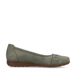 Rieker Low Shoes & Slippers-Women'S Ballerinas Mint Green