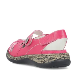 Rieker Colorful Styles-Women'S Ballerinas Red Pink