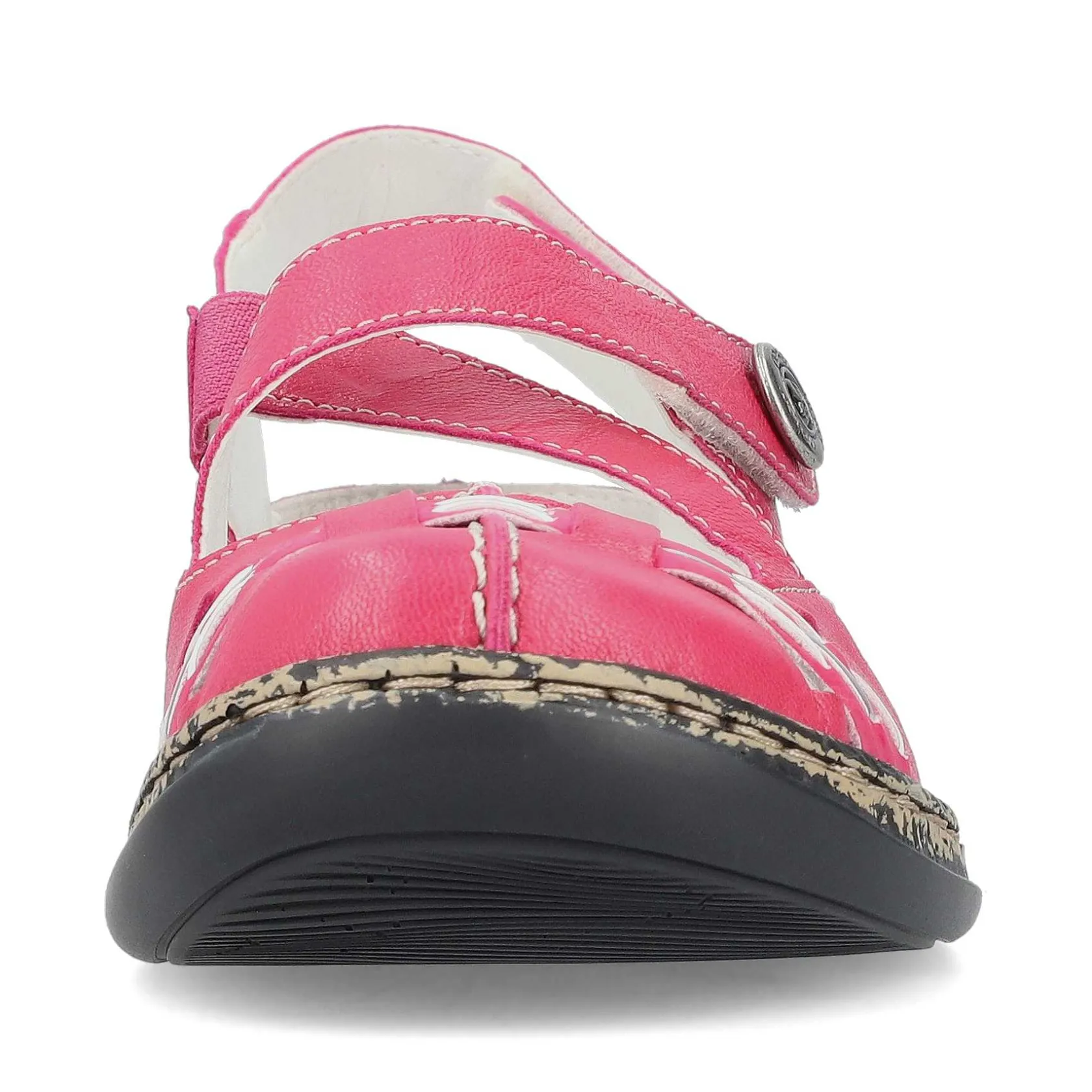 Rieker Colorful Styles-Women'S Ballerinas Red Pink