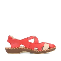 Rieker Colorful Styles-Women'S Ballerinas Fire Red