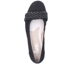 Rieker Business Shoes-Women'S Ballerinas Night Black