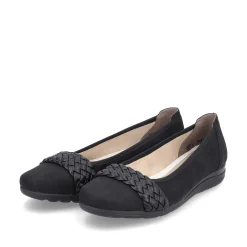Rieker Business Shoes-Women'S Ballerinas Night Black