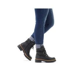 Rieker Ankle Boots & Boots-Women'S Biker Boots Jet Black