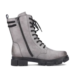 Rieker Ankle Boots & Boots-Women'S Biker Boots Granite Gray