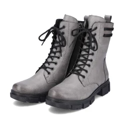 Rieker Ankle Boots & Boots-Women'S Biker Boots Granite Gray