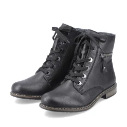 Rieker Ankle Boots & Boots-Women'S Biker Boots Jet Black