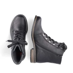 Rieker Ankle Boots & Boots-Women'S Biker Boots Jet Black