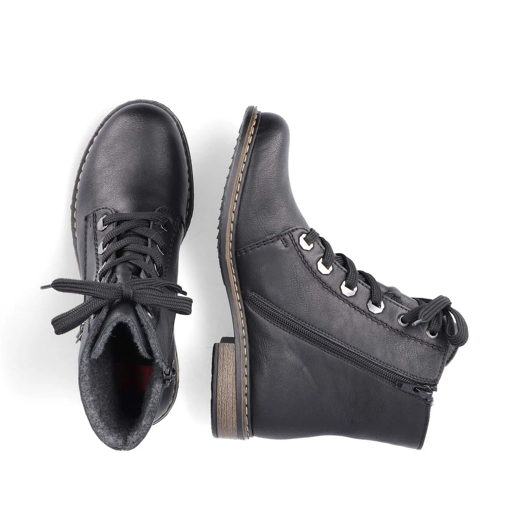 Rieker Ankle Boots & Boots-Women'S Biker Boots Jet Black