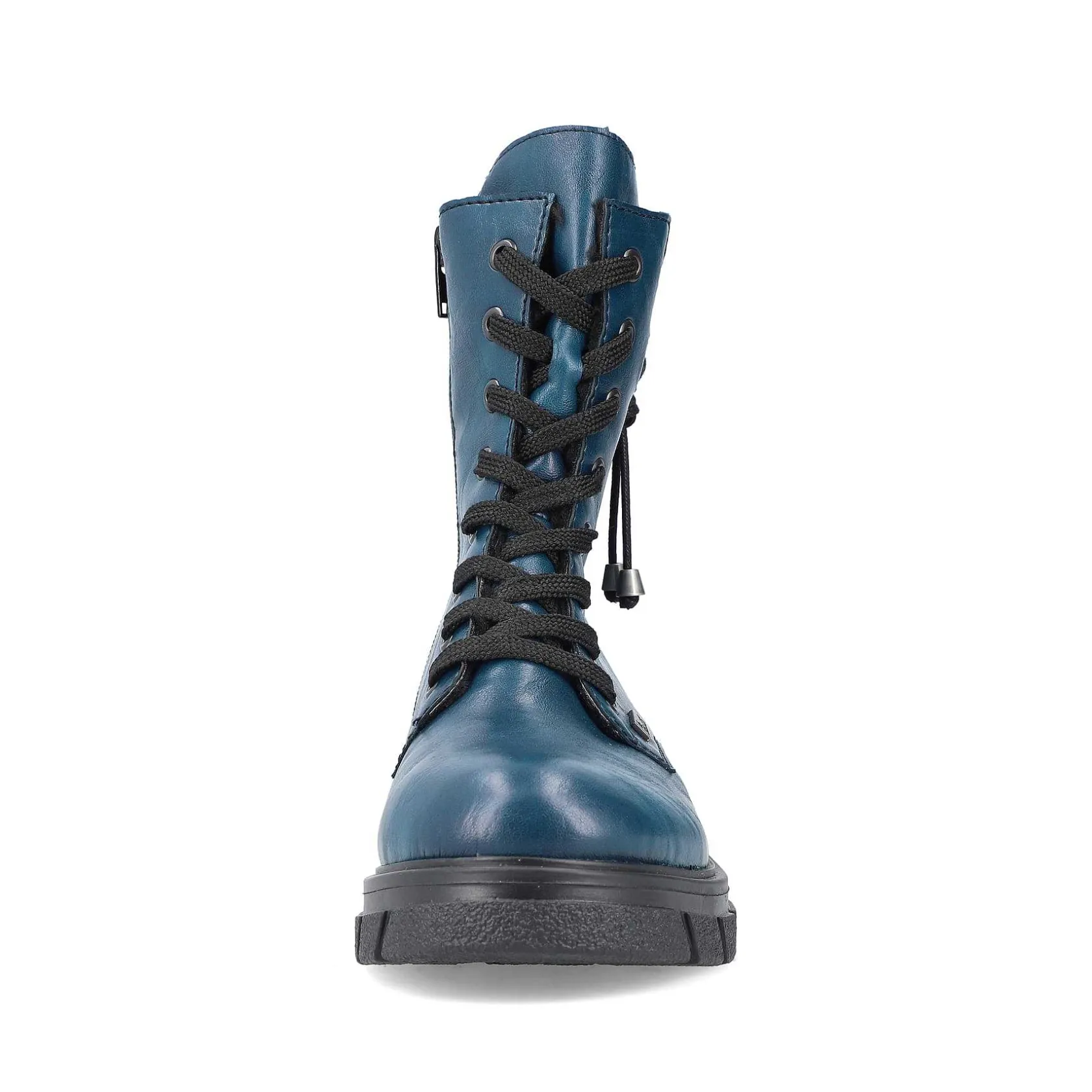 Rieker Ankle Boots & Boots-Women'S Biker Boots Petrol-Black