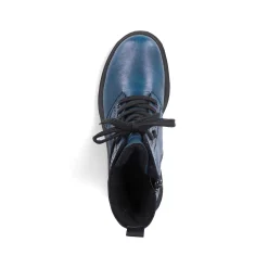 Rieker Ankle Boots & Boots-Women'S Biker Boots Cyan Blue