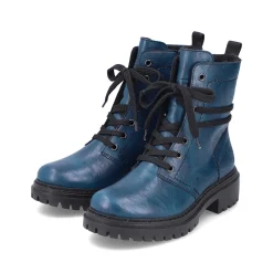 Rieker Ankle Boots & Boots-Women'S Biker Boots Cyan Blue