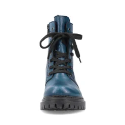 Rieker Ankle Boots & Boots-Women'S Biker Boots Cyan Blue