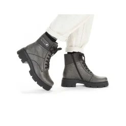 Rieker Ankle Boots & Boots-Women'S Biker Boots Moon Gray