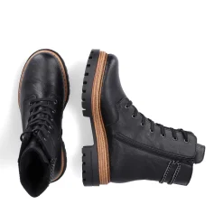 Rieker Ankle Boots & Boots-Women'S Biker Boots Asphalt Black
