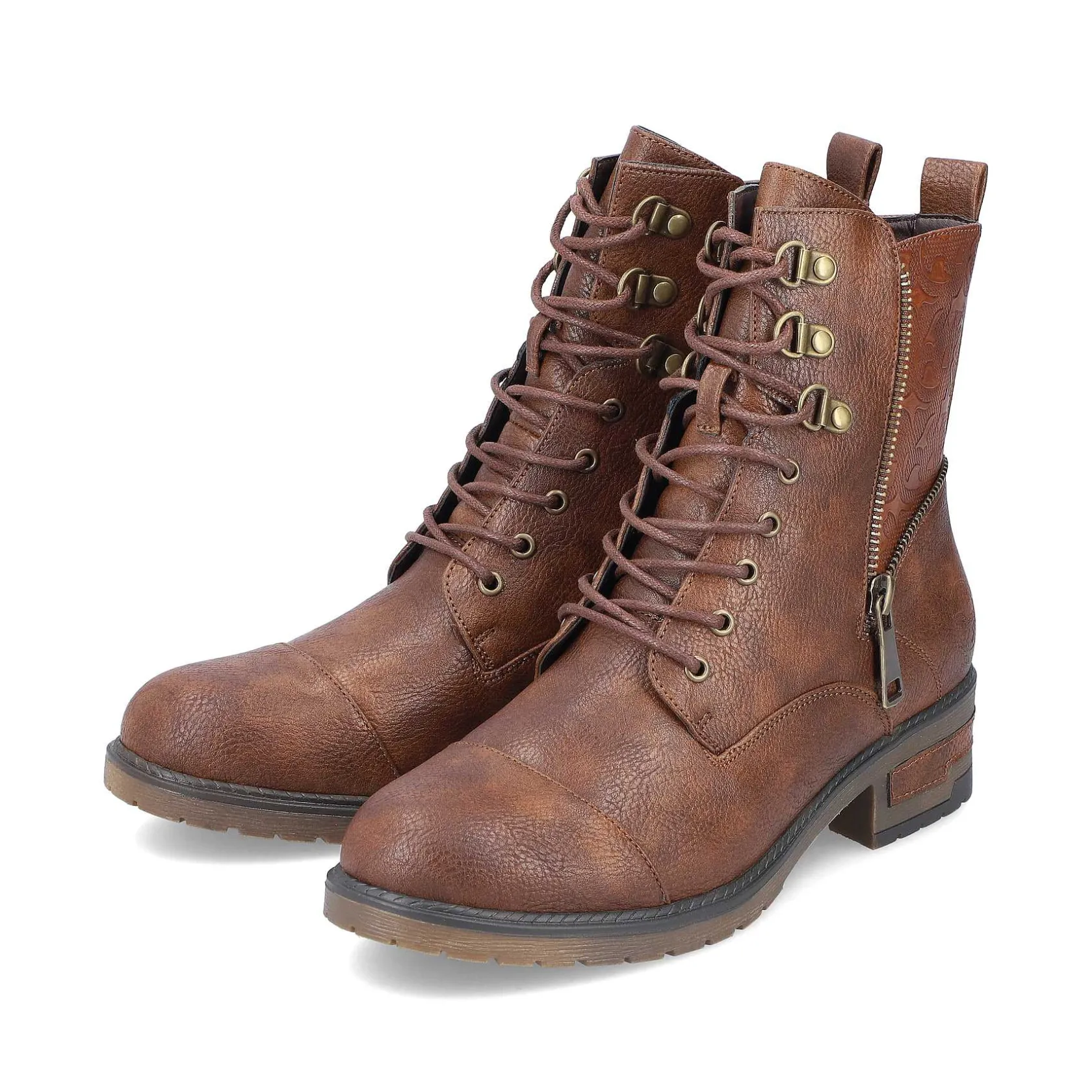 Rieker Ankle Boots & Boots-Women'S Biker Boots Chocolate Brown