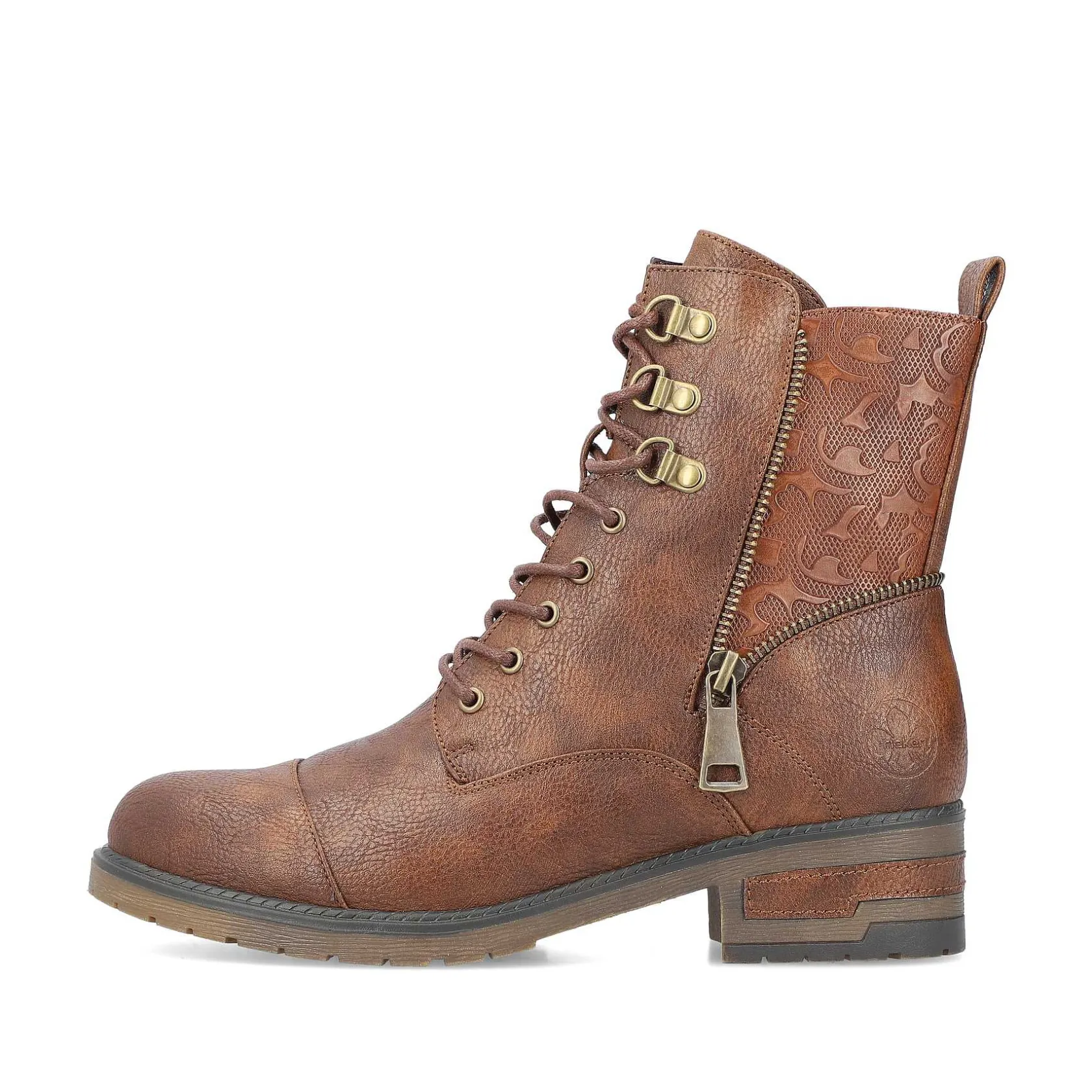 Rieker Ankle Boots & Boots-Women'S Biker Boots Chocolate Brown