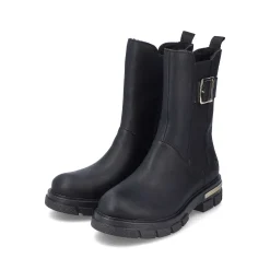 Rieker Ankle Boots & Boots-Women'S Biker Boots Jet Black