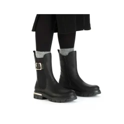 Rieker Ankle Boots & Boots-Women'S Biker Boots Jet Black